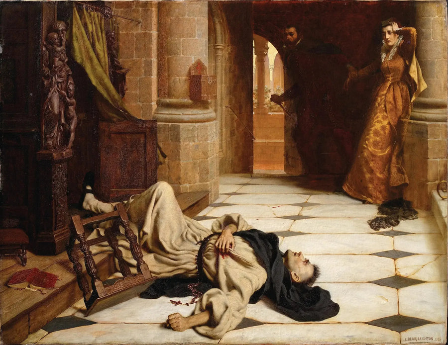Spowiednica - Edmund Blair Leighton