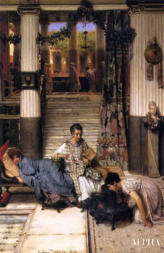 Le convalescent - Lawrence Alma-Tadema Reproductions de tableaux à la peinture à l’huile