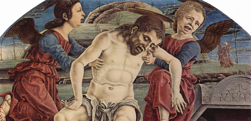 Ciało Chrystusa niesione przez anioły - Cosmè Tura