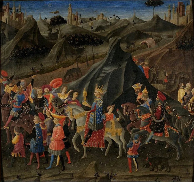 Królewski orszak - Zanobi Strozzi