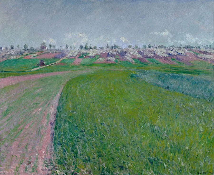 Wzgórze w Colombes - Gustave Caillebotte