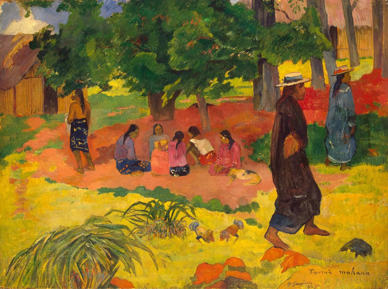 Zachód słońca - Paul Gauguin