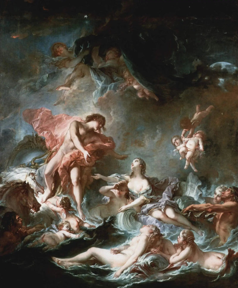Zachód słońca - François Boucher