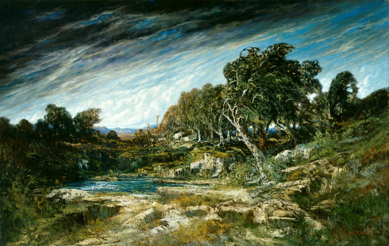 Podmuch wiatru - Gustave Courbet