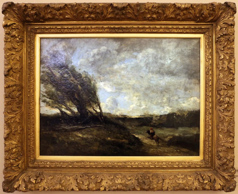 Podmuch wiatru - Jean-Baptiste Camille Corot