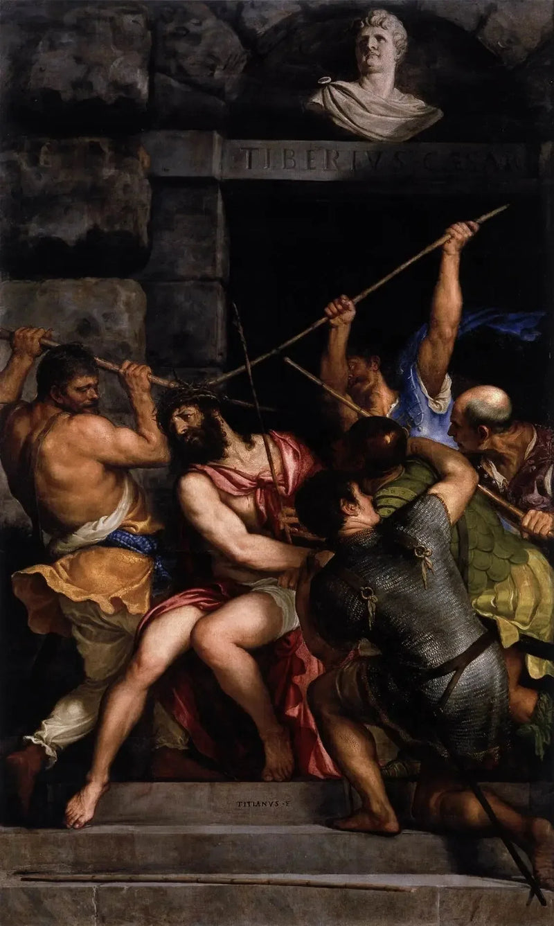 Koronacja cierniowa - Titian