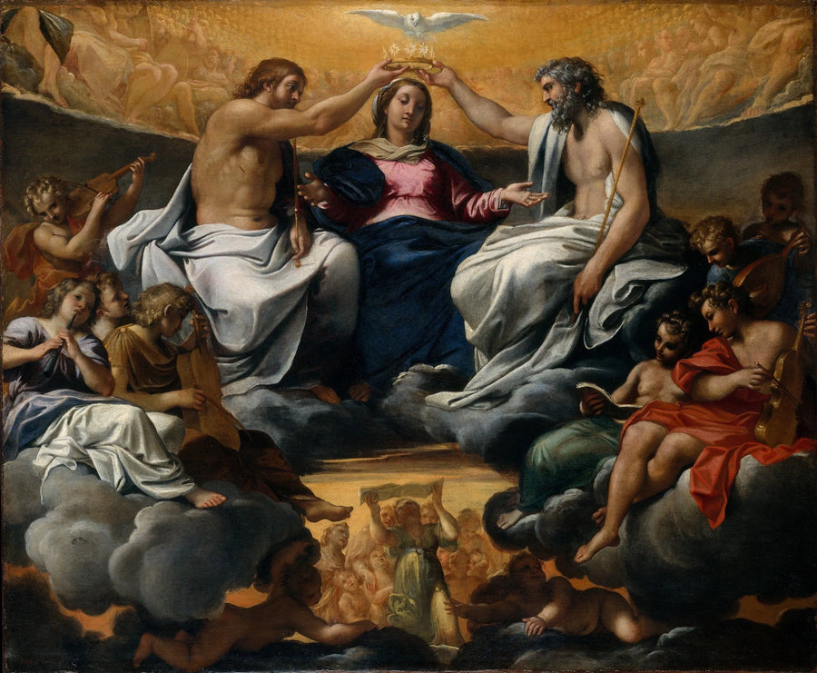 Koronacja Najświętszej Maryi Panny - Annibale Carracci