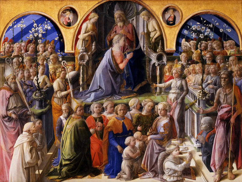 Koronacja Najświętszej Maryi Panny - Fra Filippo Lippi