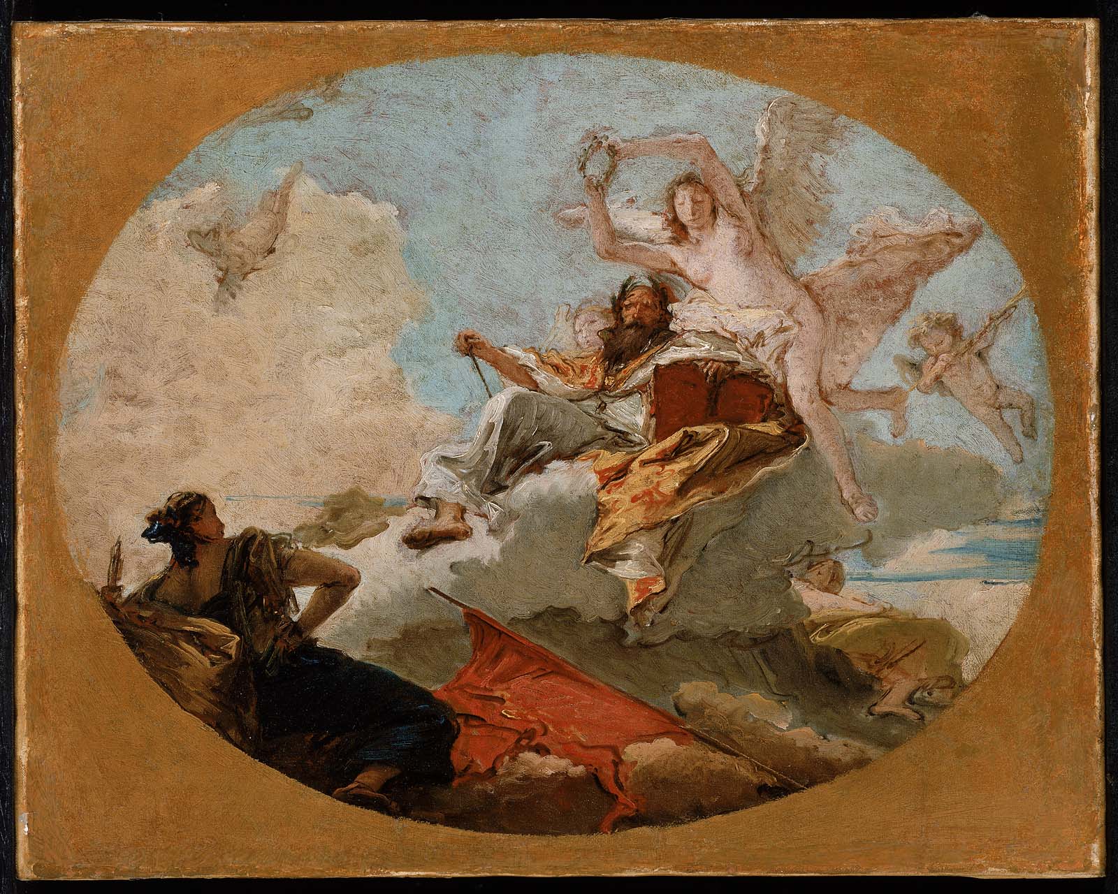 Koronacja zasługi - Giovanni Battista Tiepolo