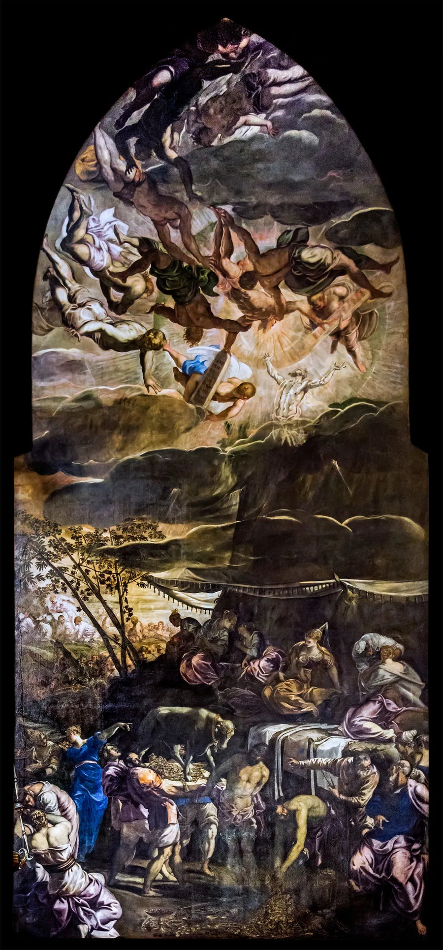 Kult złotego cielca - Jacopo Tintoretto