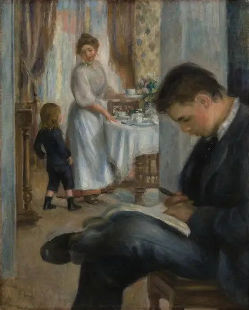 Śniadanie w Berneval - Pierre-Auguste Renoir