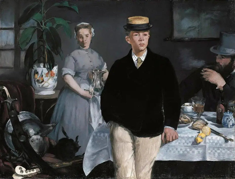 Obiad w pracowni - Édouard Manet