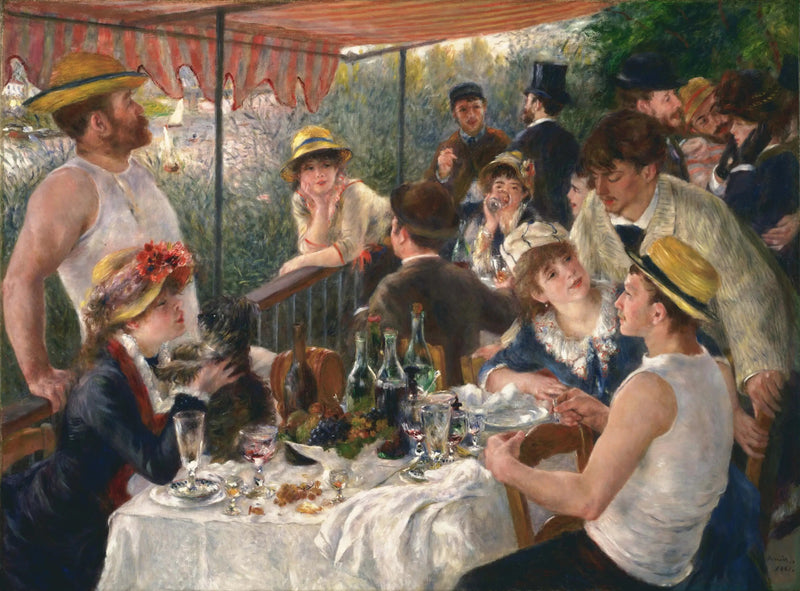 Obiad w łodzi - Pierre-Auguste Renoir