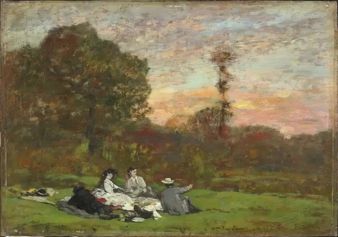 Śniadanie na trawie - Eugène Boudin