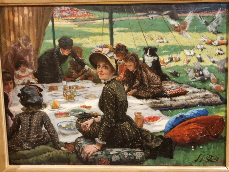 Obiad na trawie - James Tissot