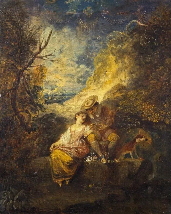 Łowca wróbli - Antoine Watteau