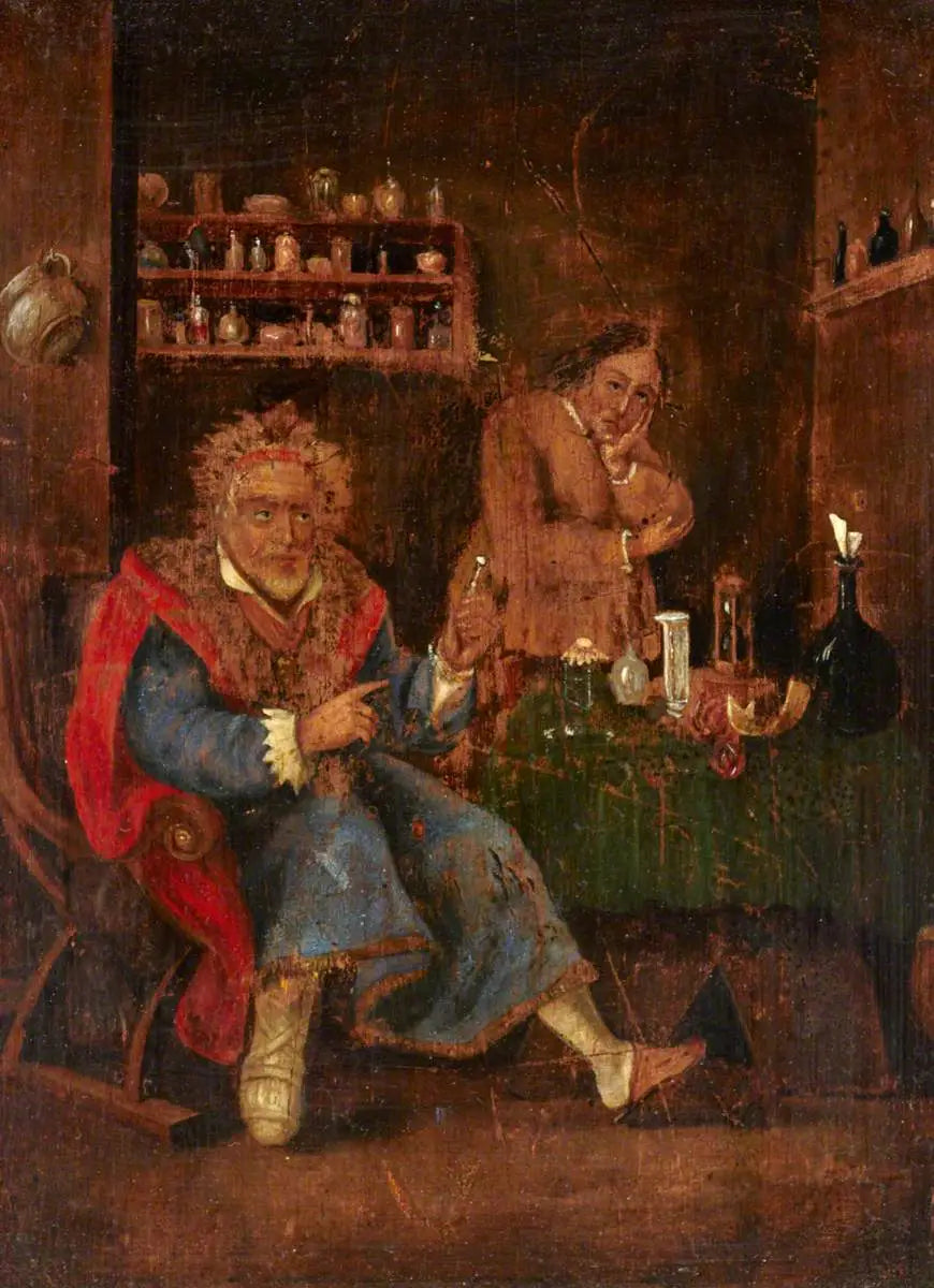 Le dentiste - David Teniers le Jeune image 1 copie peinte à la main à l’huile