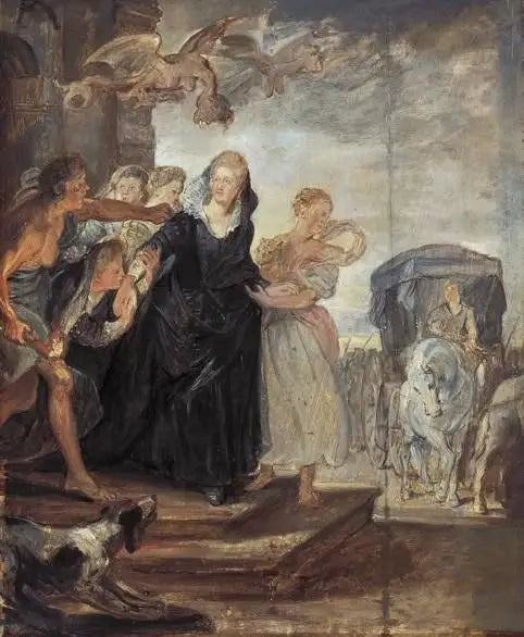 Wyprawa królowej z Paryża - Peter Paul Rubens