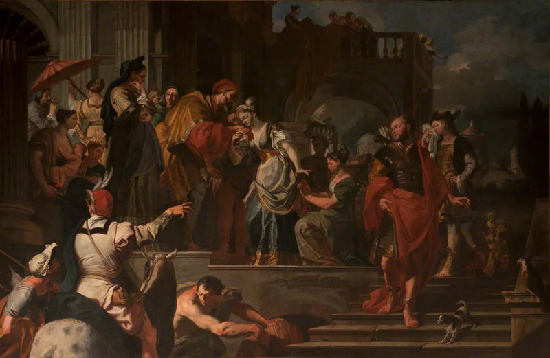 Wyjazd Rebeki - Francesco Solimena