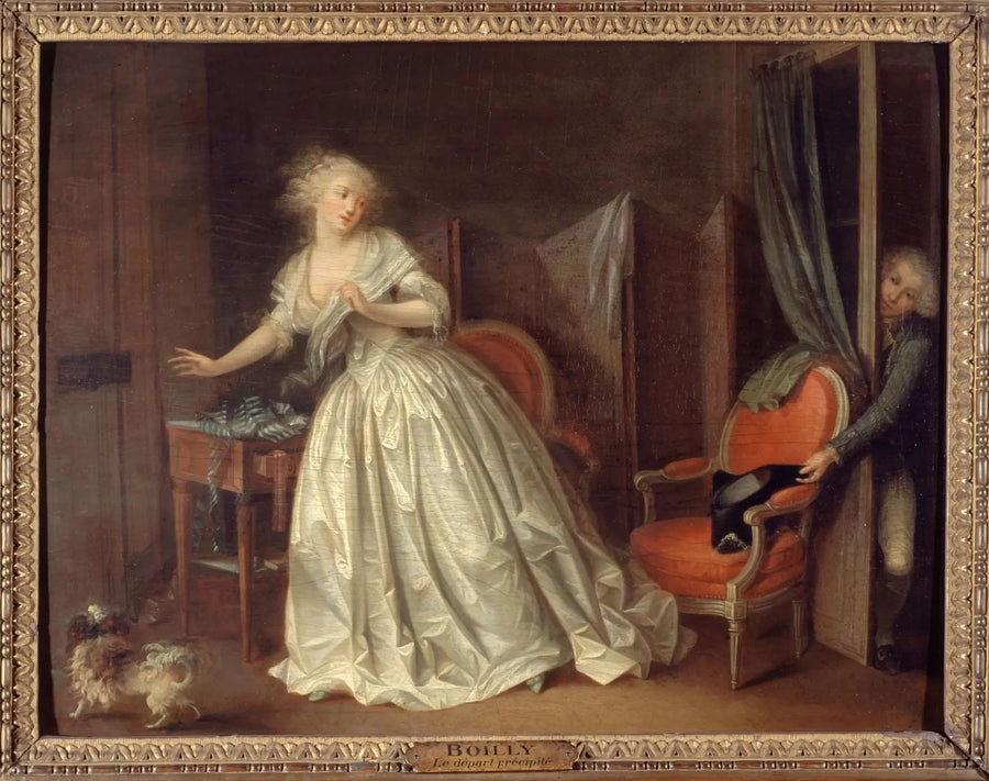 Pośpieszny wyjazd - Louis-Léopold Boilly