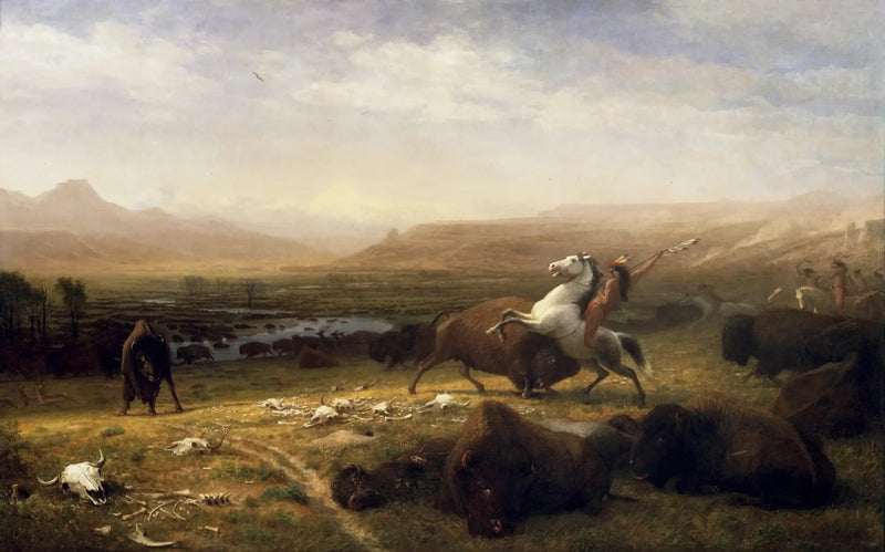 Ostatni z bawołów 2,60 - Albert Bierstadt