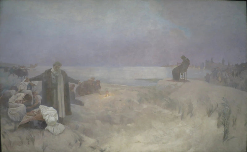 Ostatni Dzień Jana Amosa Komeńskiego - Alphonse Mucha