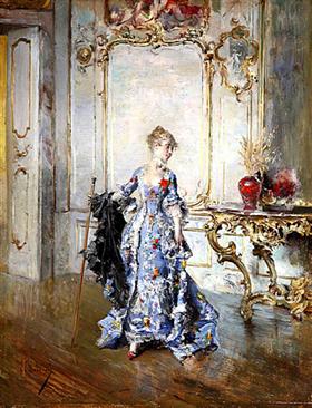 Ostatni spojrzenie w lustro - Giovanni Boldini