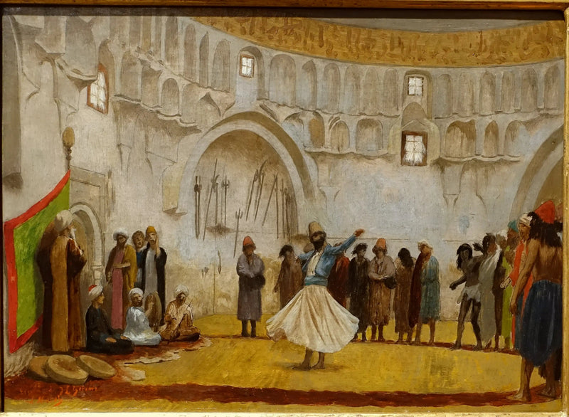 Derwisz wirujący (szkic) - Jean-Léon Gérôme