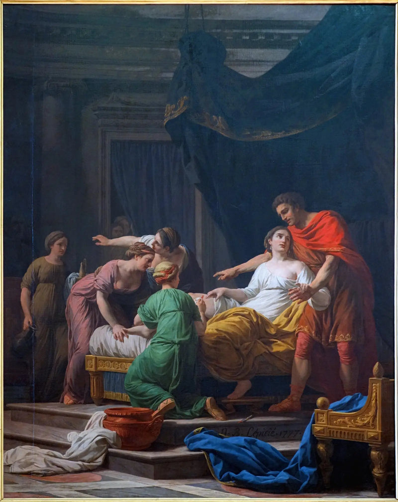 Poświęcenie Porcji, żony Juniusza Brutusza - Nicolas-Bernard Lépicié