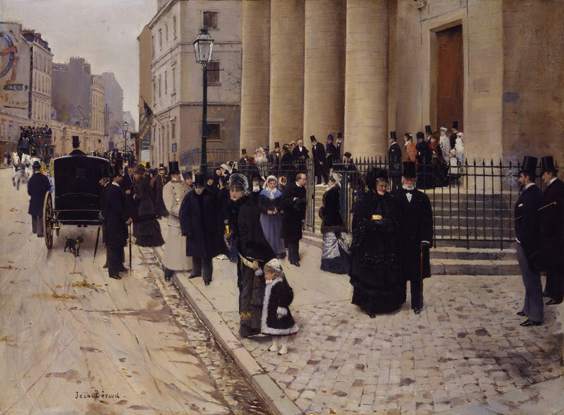 W niedzielę, w pobliżu Saint-Philippe-du-Roule - Jean Béraud