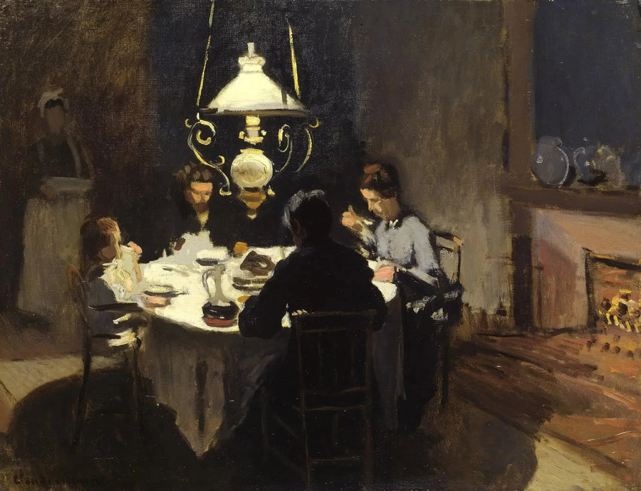Kolacja - Claude Monet