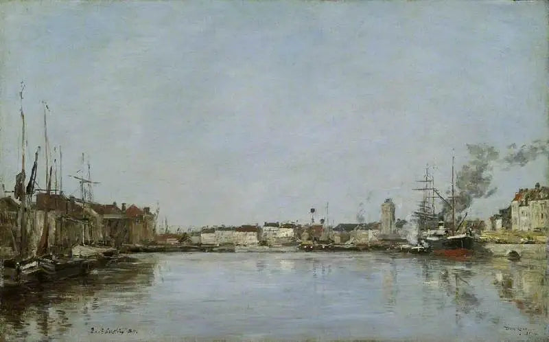 Holenderski Dok, Dunkierka - Eugène Boudin