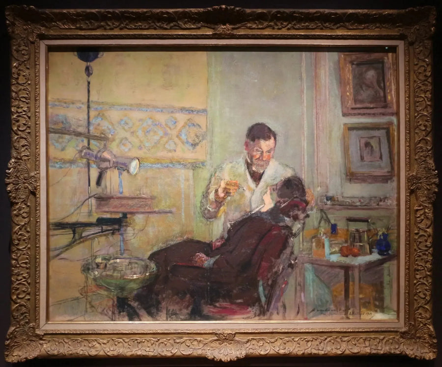 Lekarz George Viau w swoim gabinecie dentystycznym - Édouard Vuillard