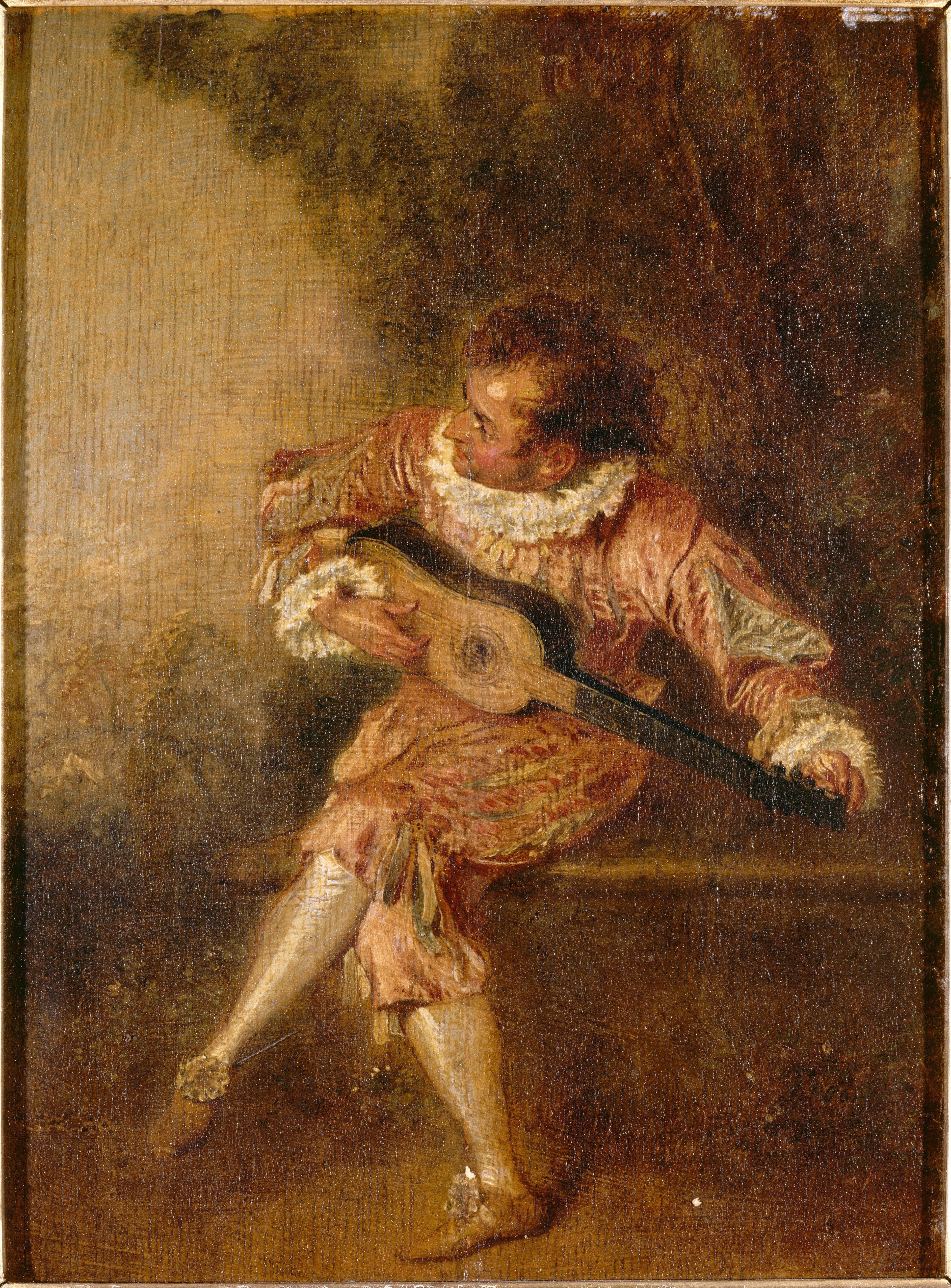 Le Donneur de sérénades - Antoine Watteau - Alpha Reproduction
