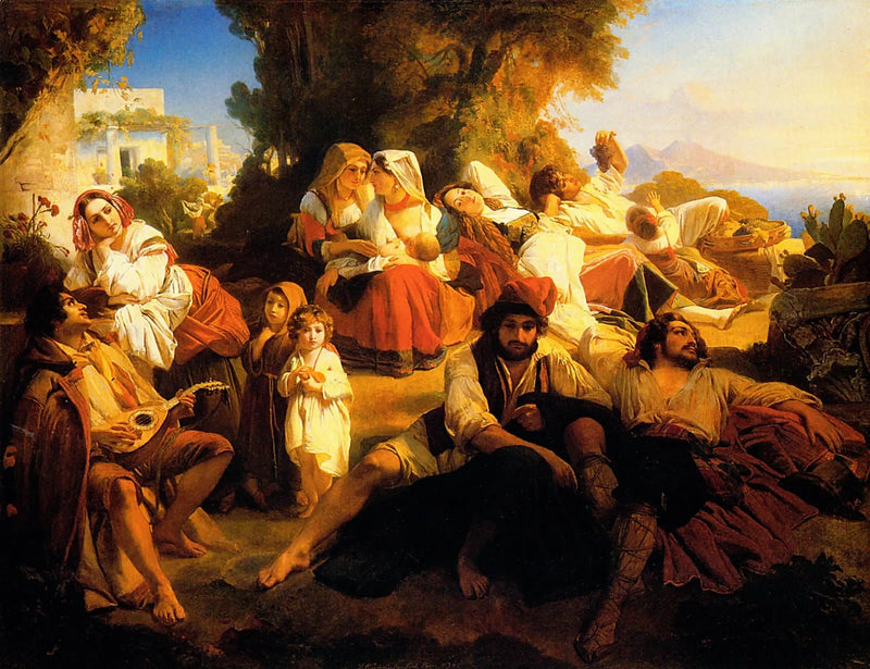 Słodkie lenistwo - Franz Xaver Winterhalter