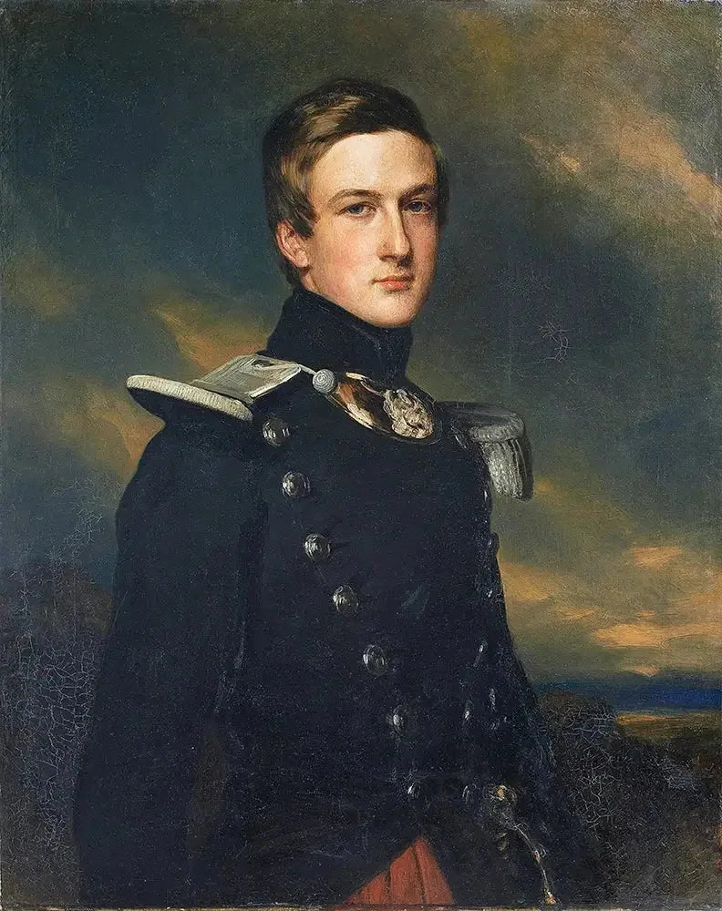 Książę d'Aumale jako dowódca batalionu lekkiego XVII wieku - Franz Xaver Winterhalter