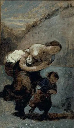 Ciężar - Honoré Daumier