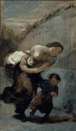 Ciężar - Honoré Daumier
