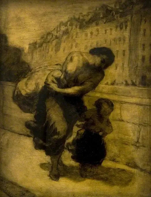 Ciężar - Honoré Daumier
