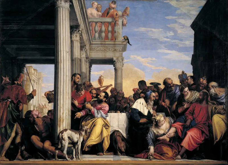 Uczta w domu Szymona faryzeusza (Veronese, Turyn) - Paweł Veronese