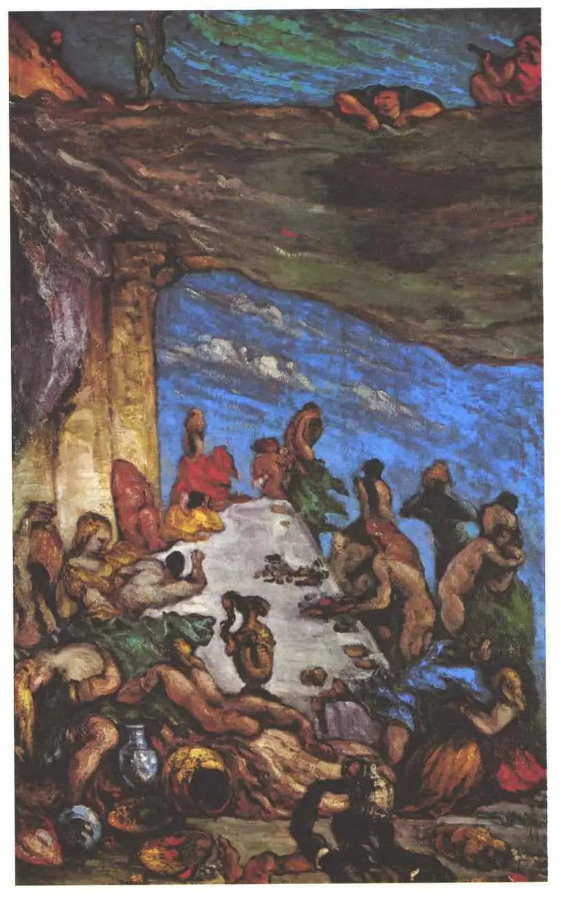Uczta – Orgietka; Bankiet Nabuchodonozora - Paul Cézanne
