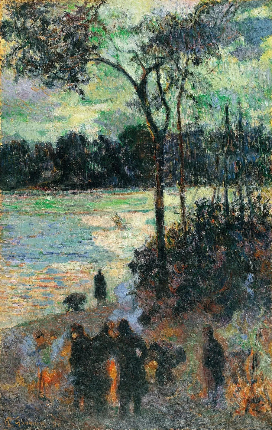 Ogień nad wodą - Paul Gauguin