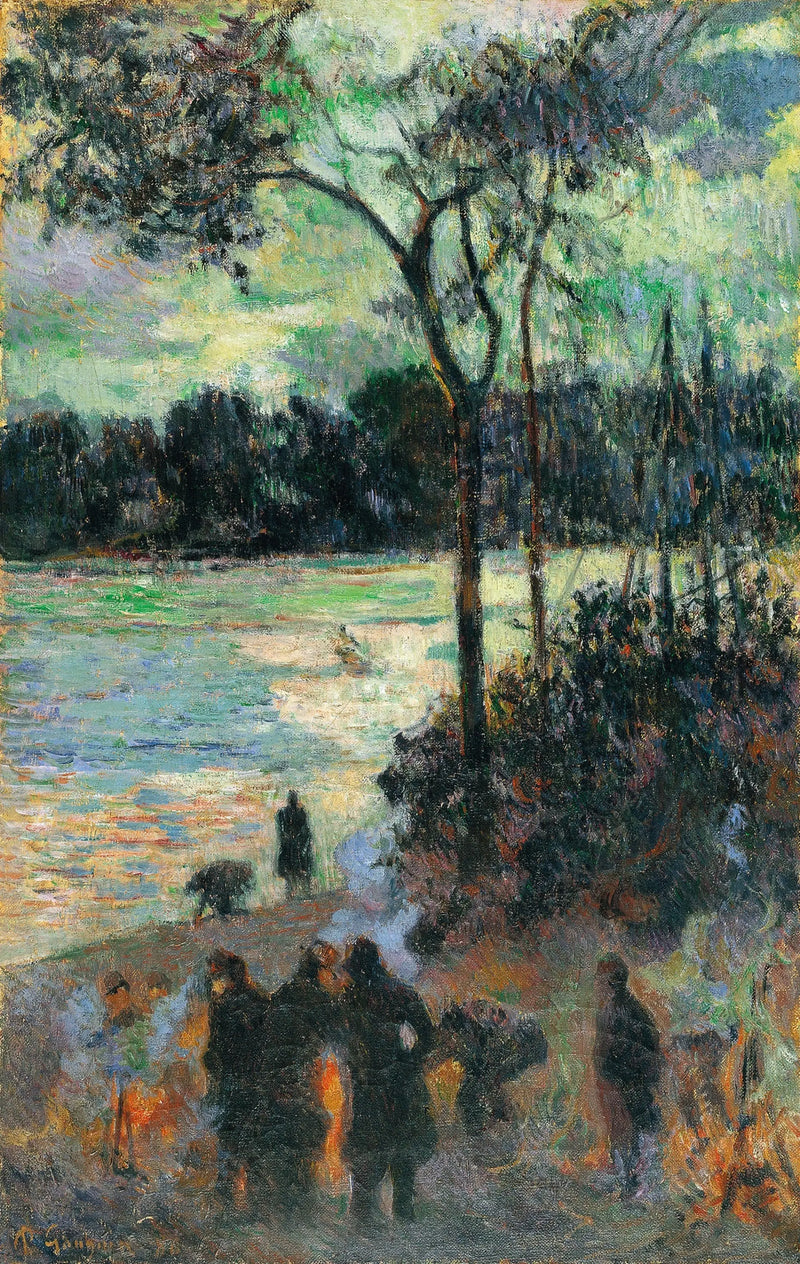 Ogień nad wodą - Paul Gauguin