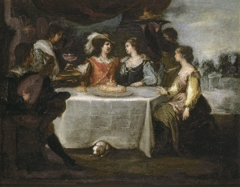 Syn młodszy marnujący swoje dziedzictwo - Bartolomé Esteban Murillo