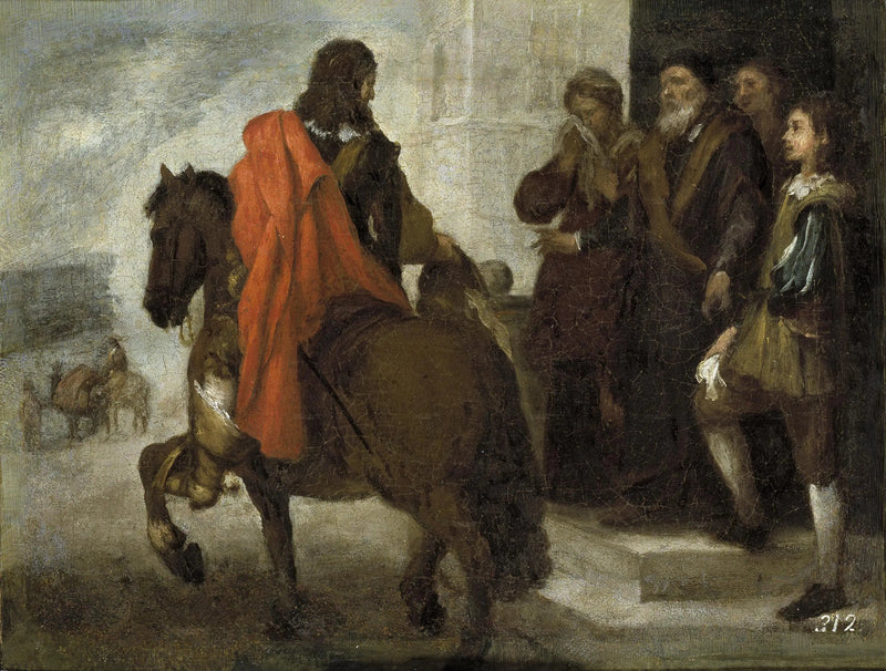 Syn Boży żegnający się z domem - Bartolomé Esteban Murillo