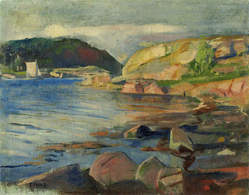 Fiord Tønsberga - Edvard Munch