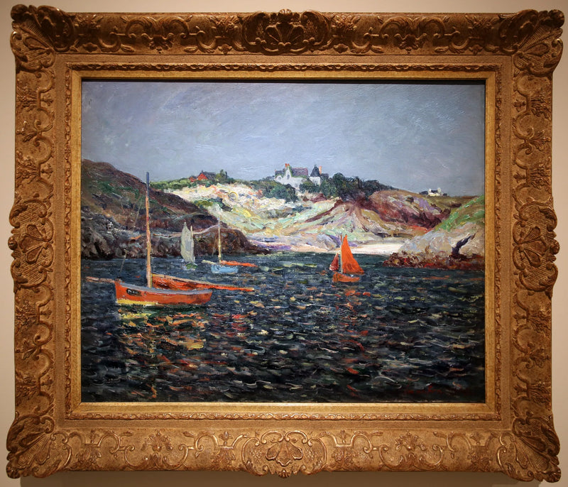 Tło portu Goulphar, Belle-Île en Mer - Maxime Maufra