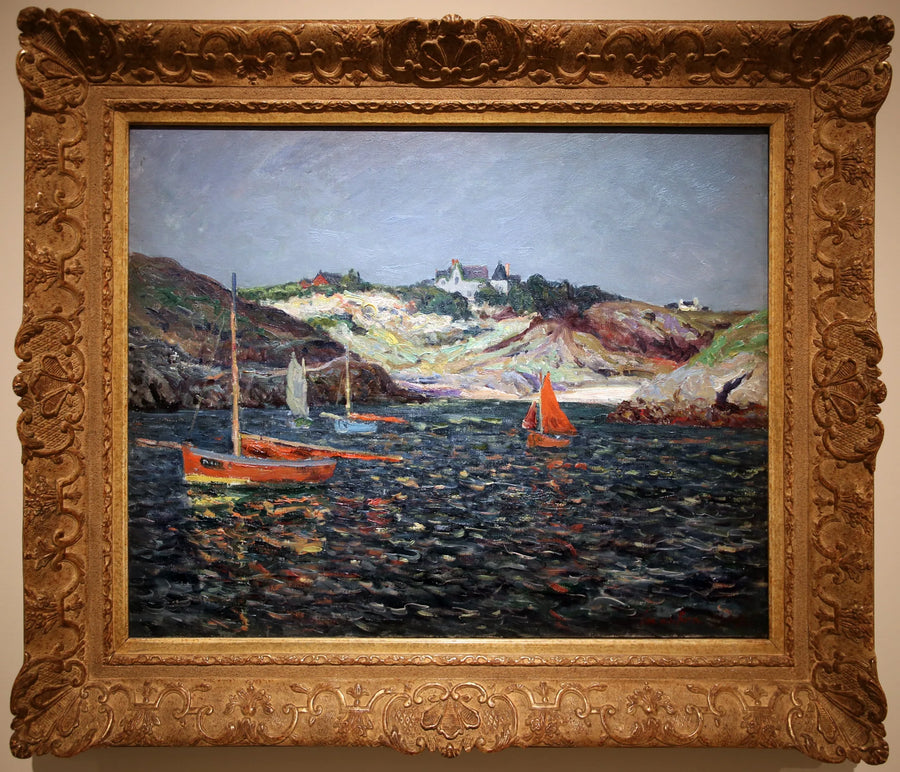 Tło portu Goulphar, Belle-Île en Mer - Maxime Maufra