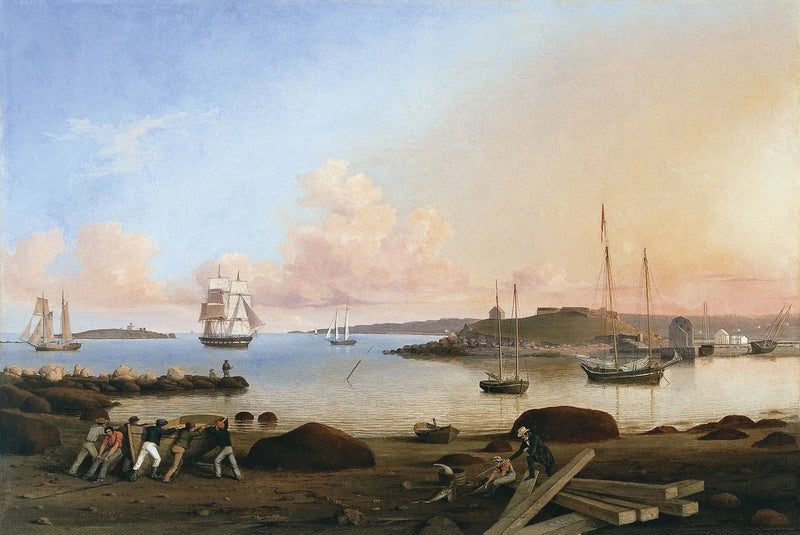 Fort i wyspa Ten Pound, Gloucester, Massachusetts - Fitz Henry Lane