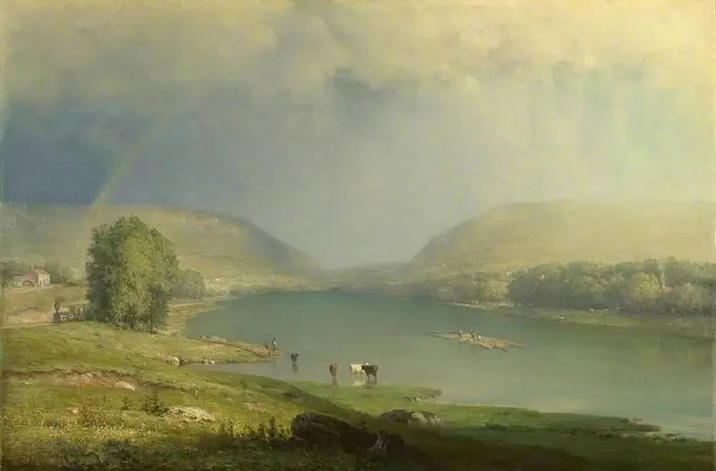 Rowina hydrologiczna Delaware - George Inness